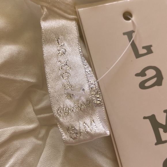 Bran New La Moda White Twist- Front Tassel- Trim Crop Top and Palazzo pants Set - Picture 5 of 5